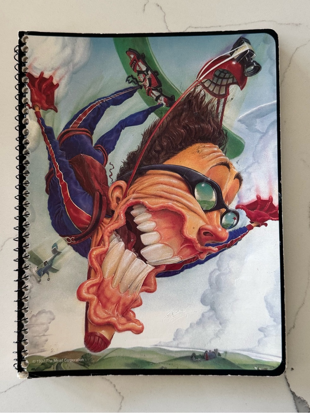 Vintage Mead Spiral Notebook